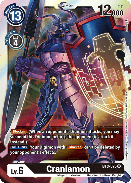 Craniamon [BT3-075] [Release Special Booster Ver.1.5] | Arkham Games and Comics