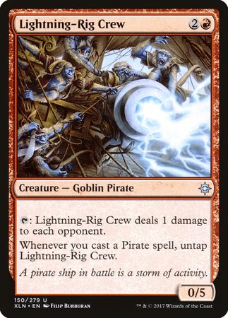 Lightning-Rig Crew [Ixalan] | Arkham Games and Comics