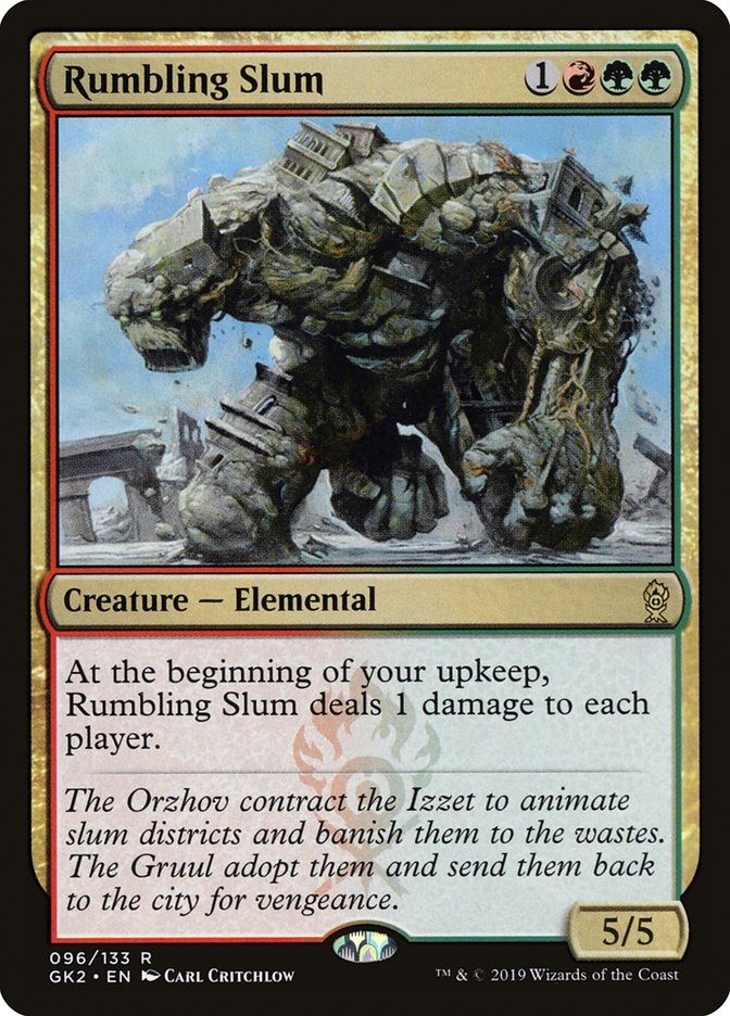 Rumbling Slum [Ravnica Allegiance Guild Kit] | Arkham Games and Comics