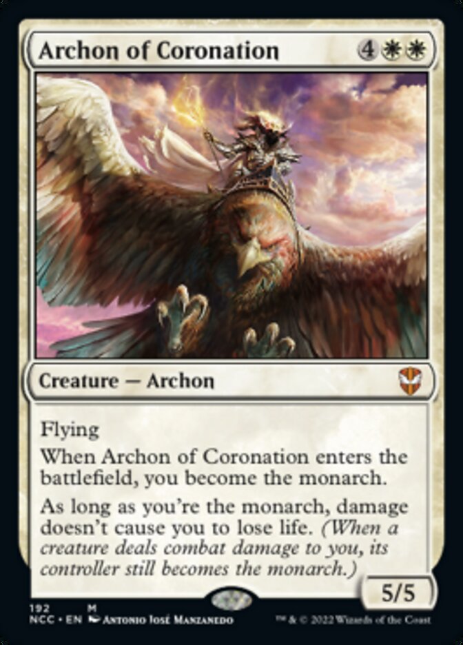 Archon of Coronation [Streets of New Capenna Commander] | Arkham Games and Comics