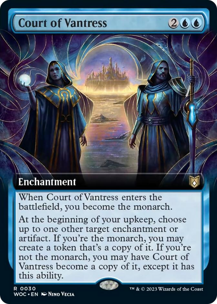 Court of Vantress (Extended Art) [Wilds of Eldraine Commander] | Arkham Games and Comics