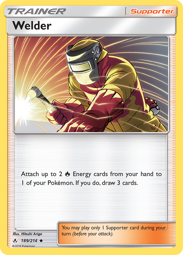 Welder (189/214) [Sun & Moon: Unbroken Bonds] | Arkham Games and Comics