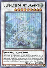 Blue-Eyes Spirit Dragon (Green) [LDS2-EN020] Ultra Rare | Arkham Games and Comics