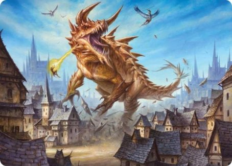 Tarrasque Art Card [Dungeons & Dragons: Adventures in the Forgotten Realms Art Series] | Arkham Games and Comics