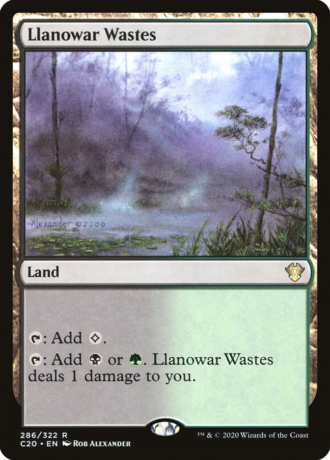 Llanowar Wastes [Commander 2020] | Arkham Games and Comics