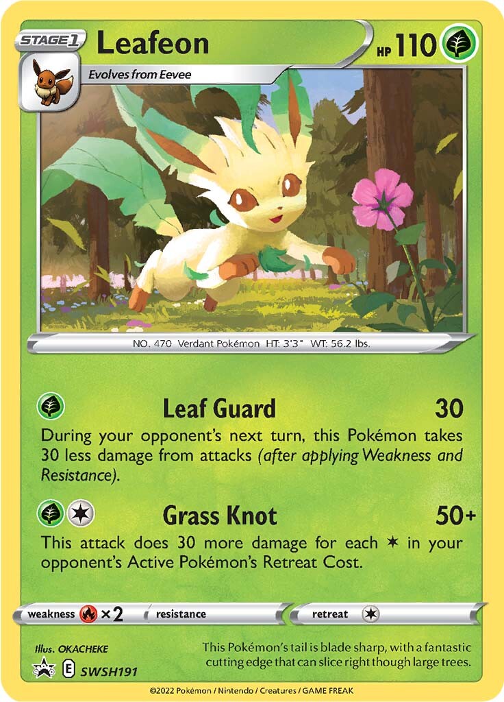 Leafeon (SWSH191) [Sword & Shield: Black Star Promos] | Arkham Games and Comics