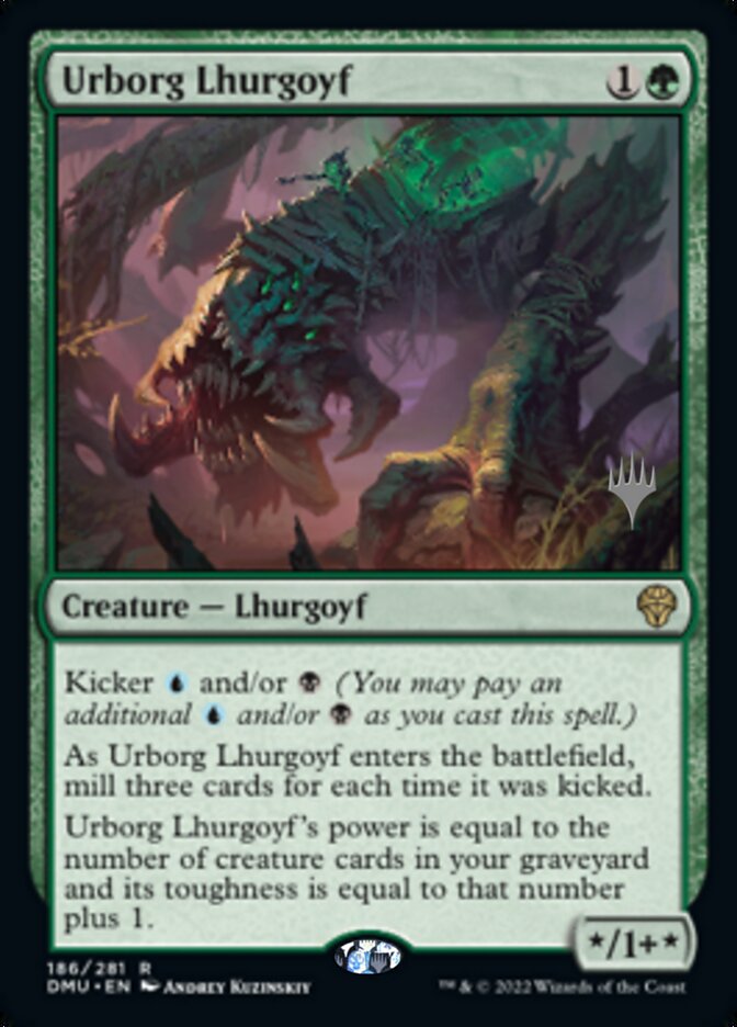 Urborg Lhurgoyf (Promo Pack) [Dominaria United Promos] | Arkham Games and Comics