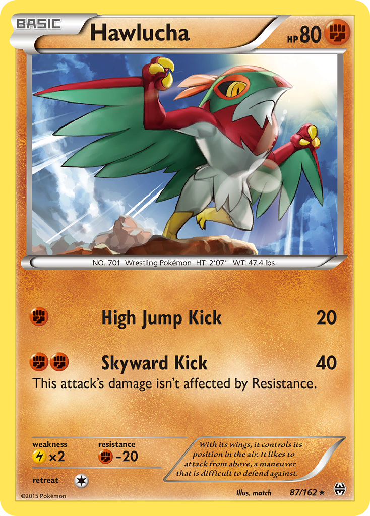 Hawlucha (87/162) [XY: BREAKthrough] | Arkham Games and Comics