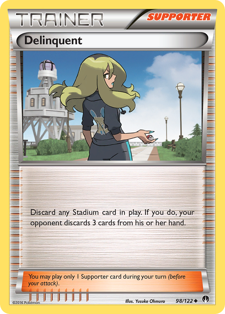 Delinquent (98/122) [XY: BREAKpoint] | Arkham Games and Comics