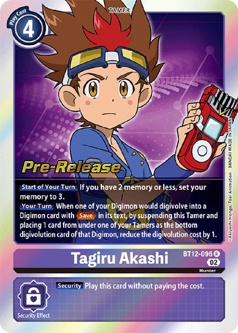 Tagiru Akashi [BT12-096] [Across Time Pre-Release Cards] | Arkham Games and Comics