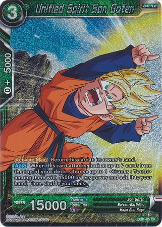 Unified Spirit Son Goten (Foil) (EX01-05) [Mighty Heroes] | Arkham Games and Comics