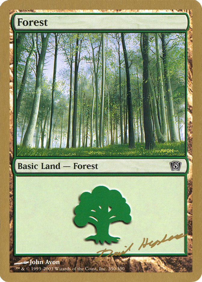Forest (dh350) (Dave Humpherys) [World Championship Decks 2003] | Arkham Games and Comics