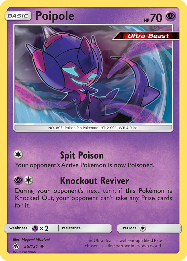 Poipole (55/131) [Sun & Moon: Forbidden Light] | Arkham Games and Comics