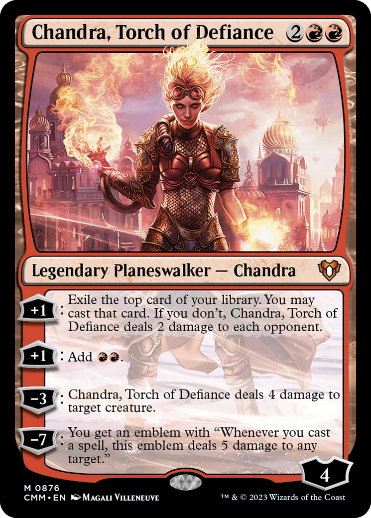 Chandra, Torch of Defiance [Commander Masters] | Arkham Games and Comics