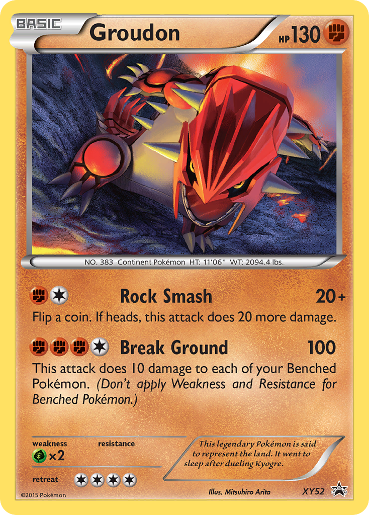 Groudon (XY52) [XY: Black Star Promos] | Arkham Games and Comics