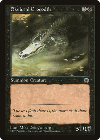 Skeletal Crocodile [Portal] | Arkham Games and Comics