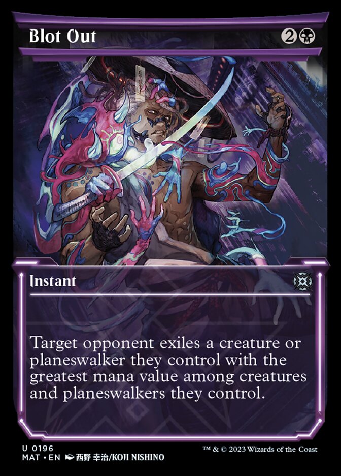 Blot Out (Showcase Halo Foil) [March of the Machine: The Aftermath] | Arkham Games and Comics