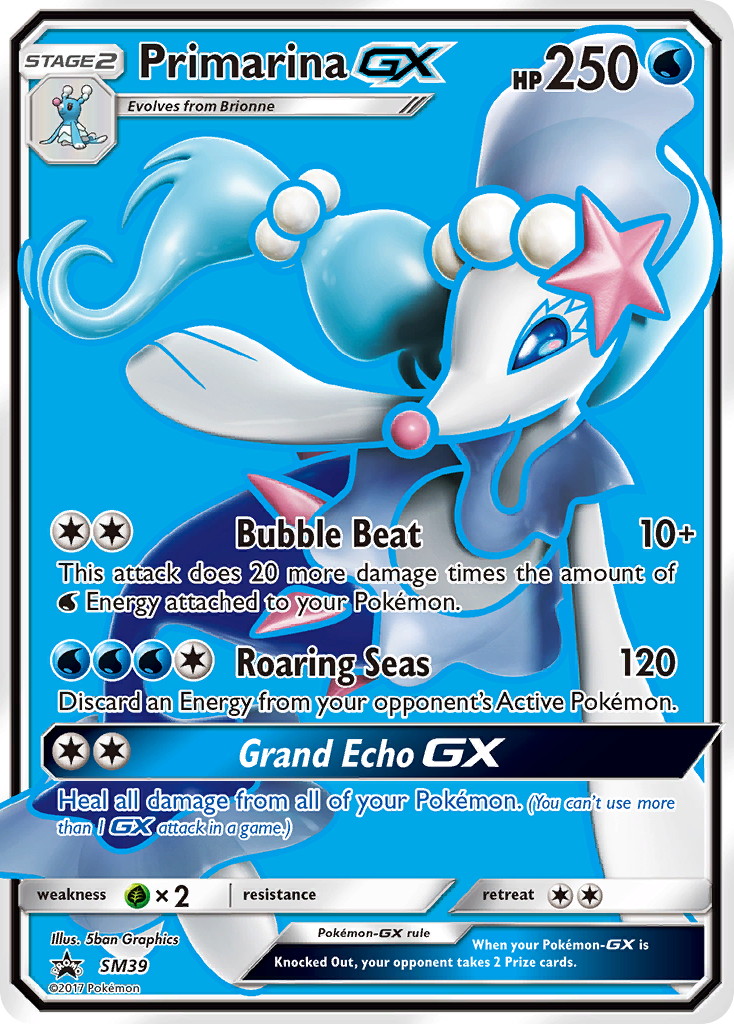 Primarina GX (SM39) [Sun & Moon: Black Star Promos] | Arkham Games and Comics