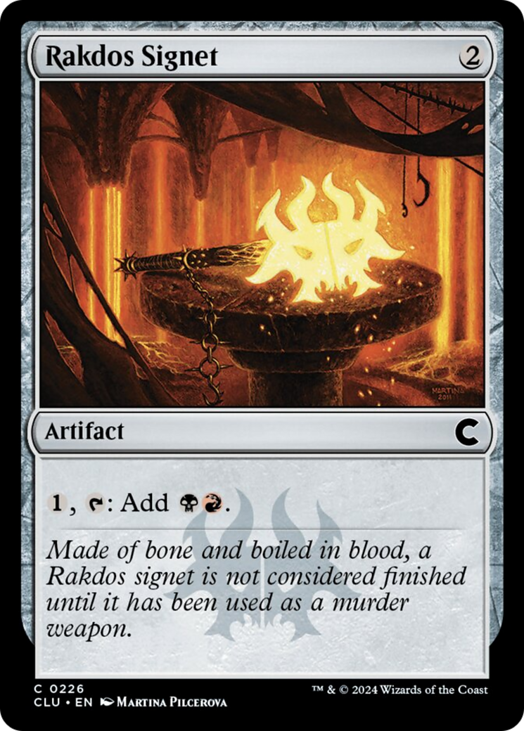 Rakdos Signet [Ravnica: Clue Edition] | Arkham Games and Comics