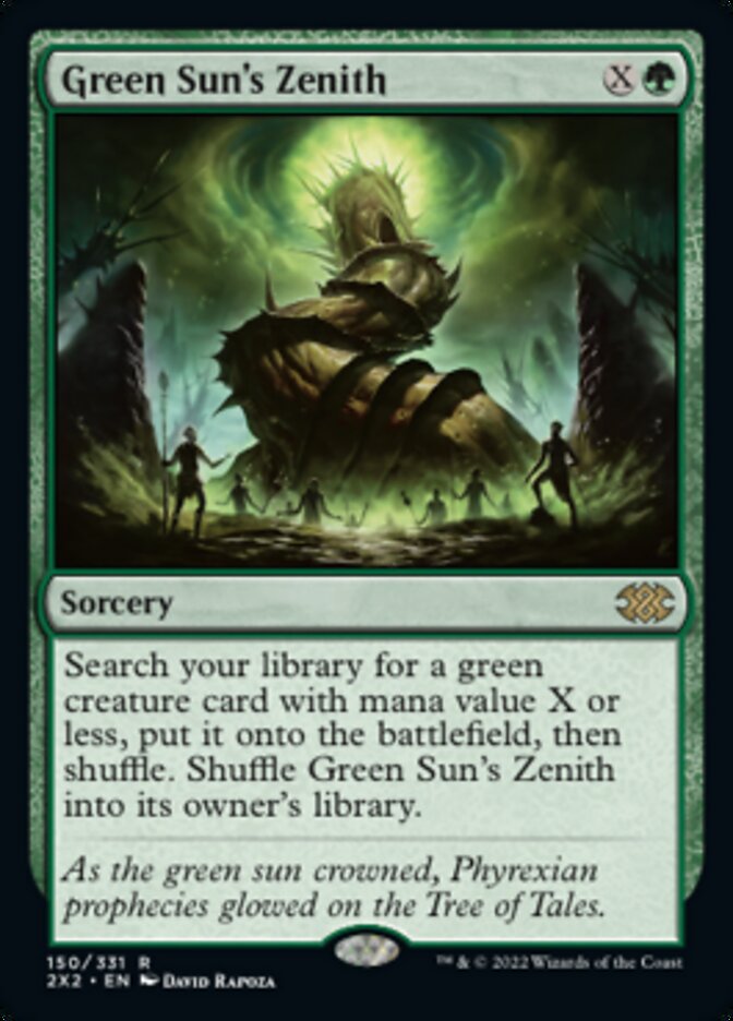 Green Sun's Zenith [Double Masters 2022] | Arkham Games and Comics
