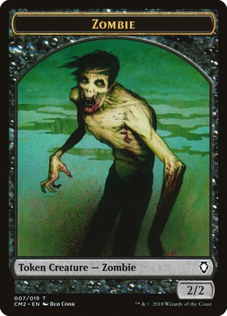 Zombie Token [Commander Anthology Volume II Tokens] | Arkham Games and Comics