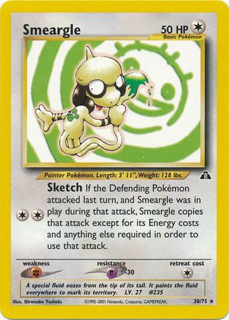 Smeargle (30/75) [Neo Discovery Unlimited] | Arkham Games and Comics