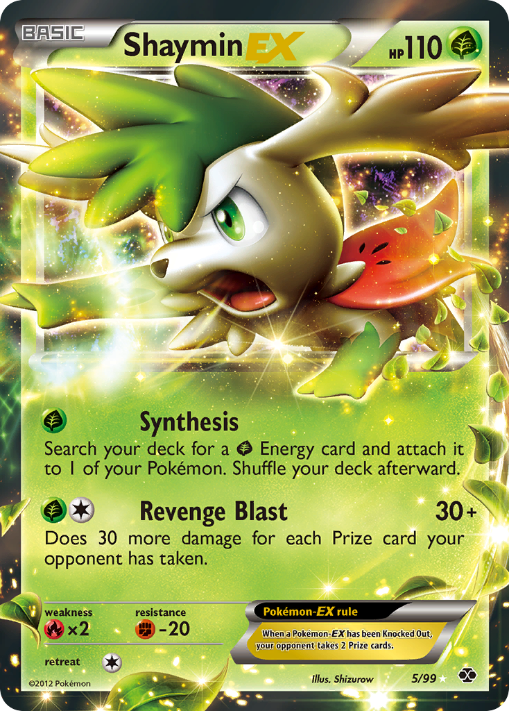 Shaymin EX (5/99) [Black & White: Next Destinies] | Arkham Games and Comics