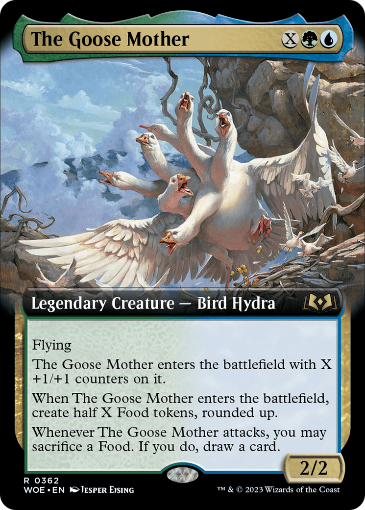 The Goose Mother (Extended Art) [Wilds of Eldraine] | Arkham Games and Comics