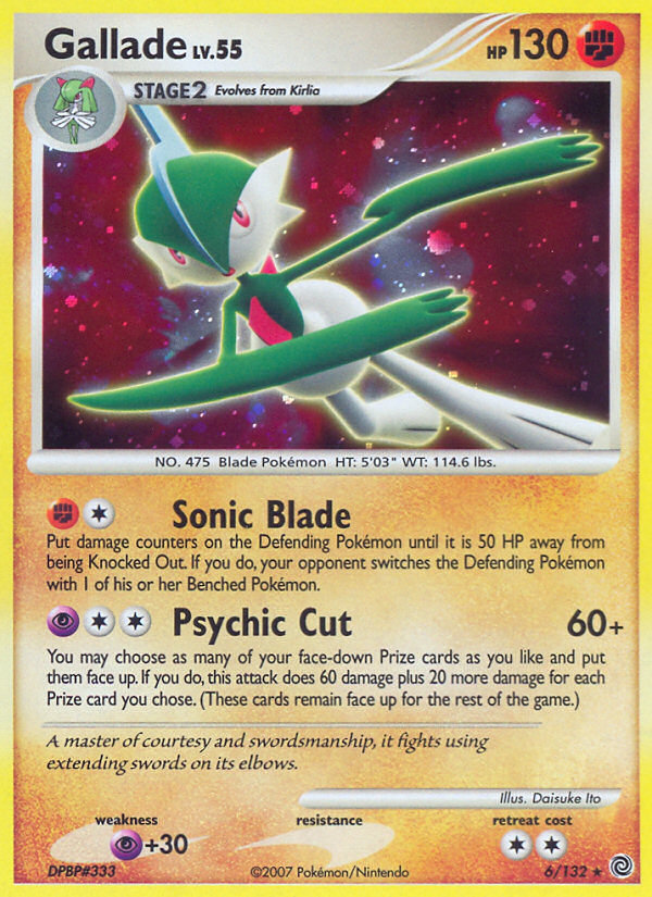 Gallade (6/132) [Diamond & Pearl: Secret Wonders] | Arkham Games and Comics