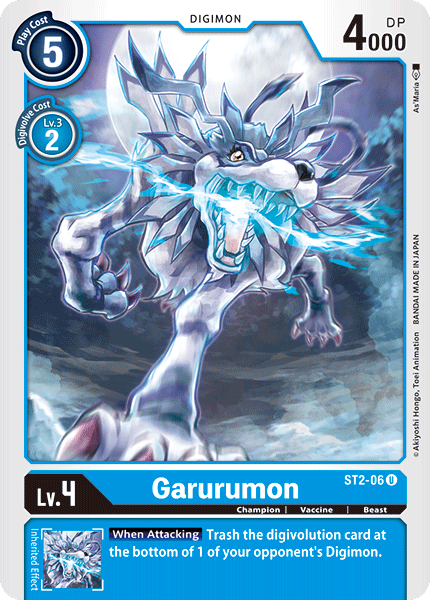 Garurumon [ST2-06] [Starter Deck: Cocytus Blue Promos] | Arkham Games and Comics