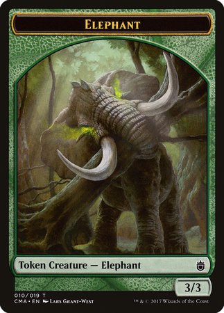 Elephant Token (010) [Commander Anthology Tokens] | Arkham Games and Comics