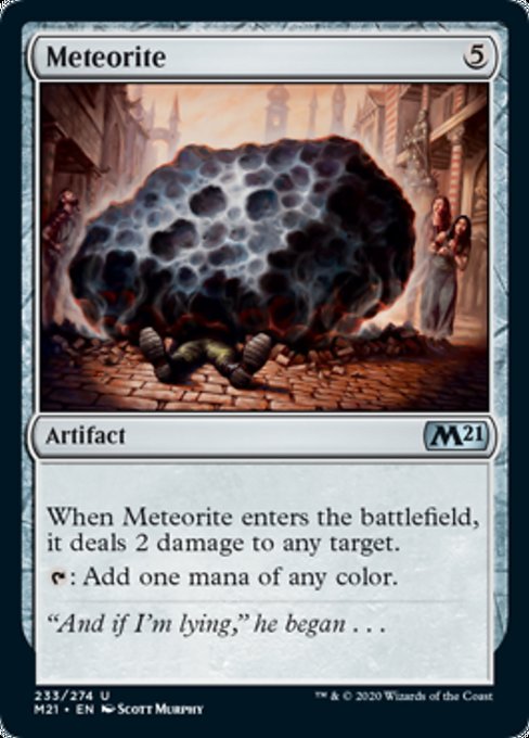 Meteorite [Core Set 2021] | Arkham Games and Comics