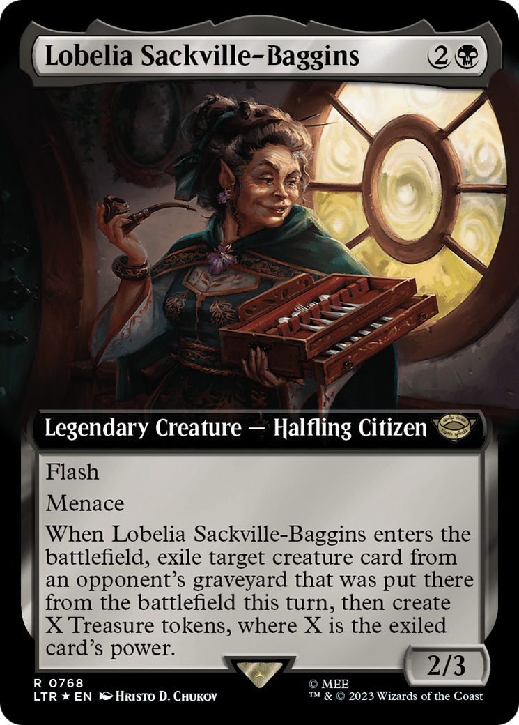 Lobelia Sackville-Baggins (Extended Art) (Surge Foil) [The Lord of the Rings: Tales of Middle-Earth] | Arkham Games and Comics