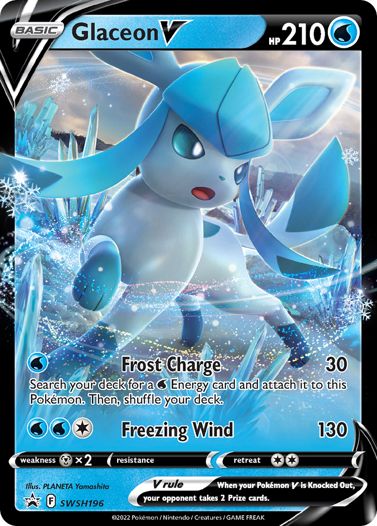 Glaceon V (SWSH196) [Sword & Shield: Black Star Promos] | Arkham Games and Comics