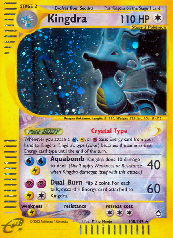 Kingdra (148/147) [Aquapolis] | Arkham Games and Comics