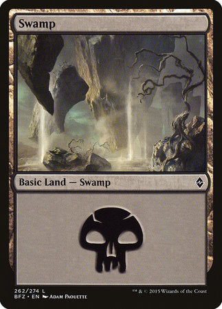 Swamp (262) [Battle for Zendikar] | Arkham Games and Comics