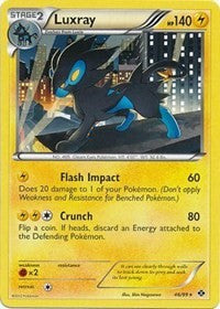 Luxray (46/99) (Theme Deck Exclusive) [Black & White: Next Destinies] | Arkham Games and Comics