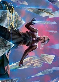 Behold the Multiverse Art Card (Gold-Stamped Signature) [Kaldheim: Art Series] | Arkham Games and Comics