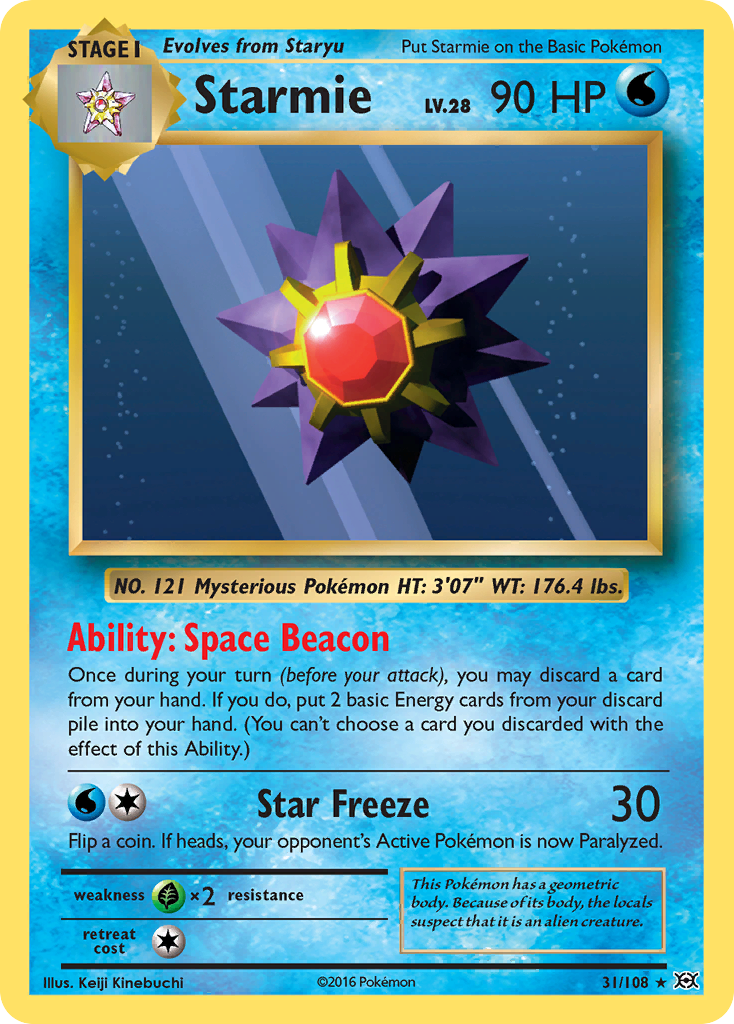 Starmie (31/108) [XY: Evolutions] | Arkham Games and Comics