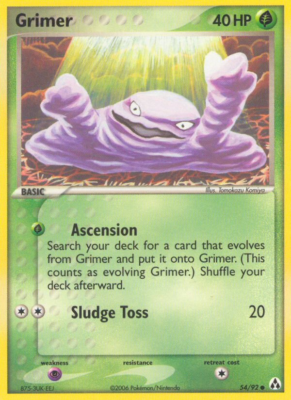 Grimer (54/92) [EX: Legend Maker] | Arkham Games and Comics