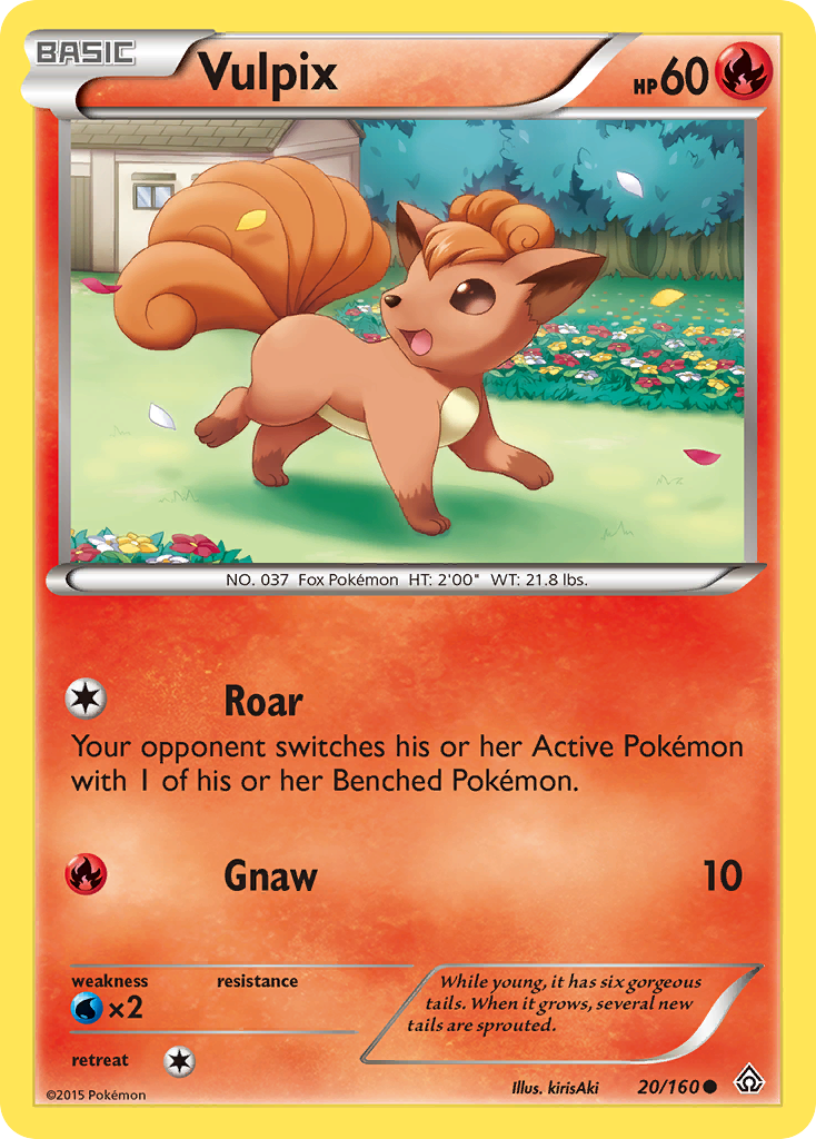 Vulpix (20/160) [XY: Primal Clash] | Arkham Games and Comics