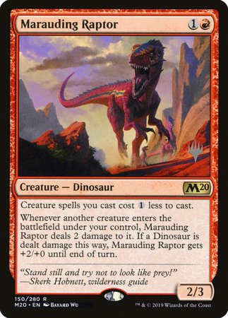 Marauding Raptor [Core Set 2020 Promos] | Arkham Games and Comics