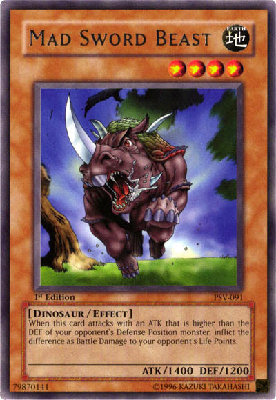 Mad Sword Beast [PSV-091] Rare | Arkham Games and Comics