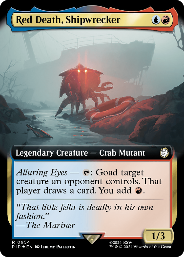 Red Death, Shipwrecker (Extended Art) (Surge Foil) [Fallout] | Arkham Games and Comics