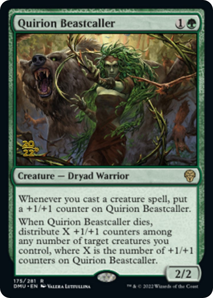 Quirion Beastcaller [Dominaria United Prerelease Promos] | Arkham Games and Comics