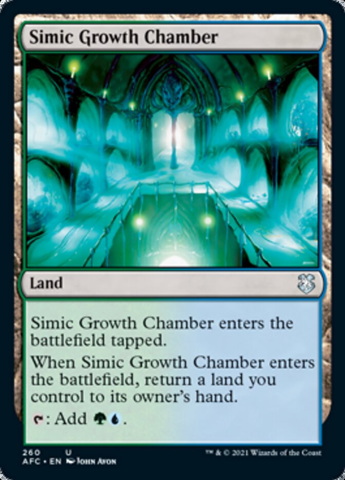 Simic Growth Chamber [Dungeons & Dragons: Adventures in the Forgotten Realms Commander] | Arkham Games and Comics