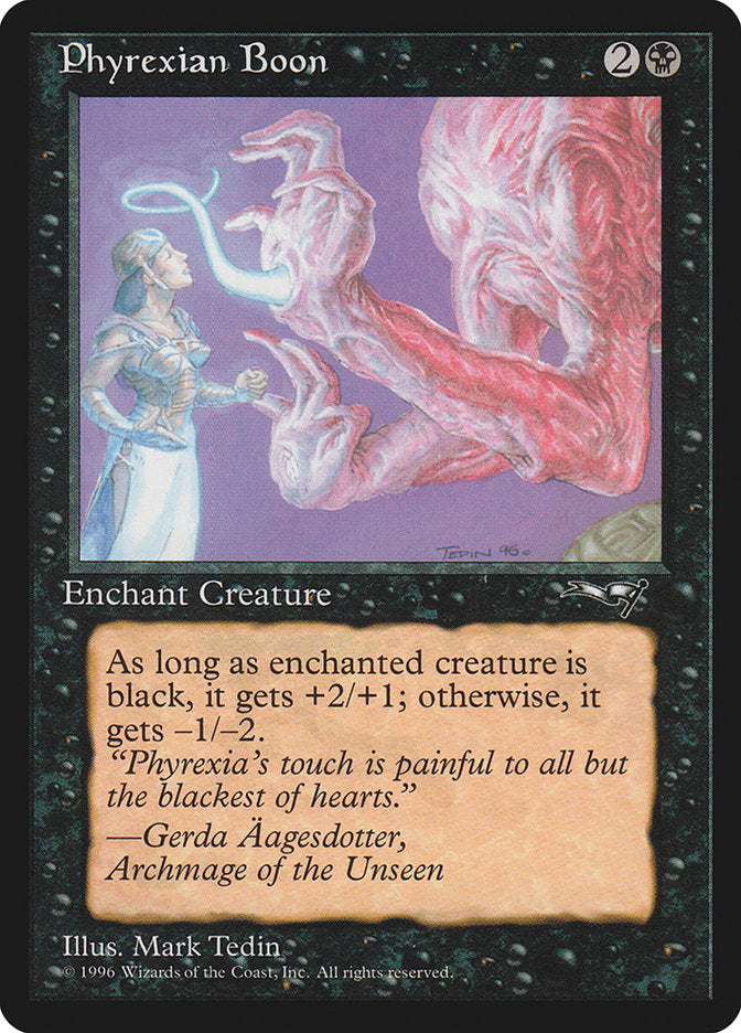 Phyrexian Boon (Person on the Left) [Alliances] | Arkham Games and Comics