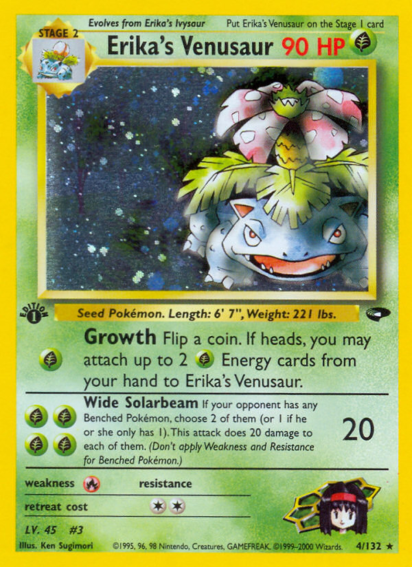 Erika's Venusaur (4/132) [Gym Challenge 1st Edition] | Arkham Games and Comics