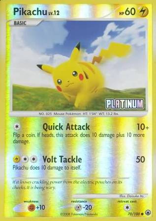 Pikachu (70/100) [Burger King Promos: 2009 Collection] | Arkham Games and Comics