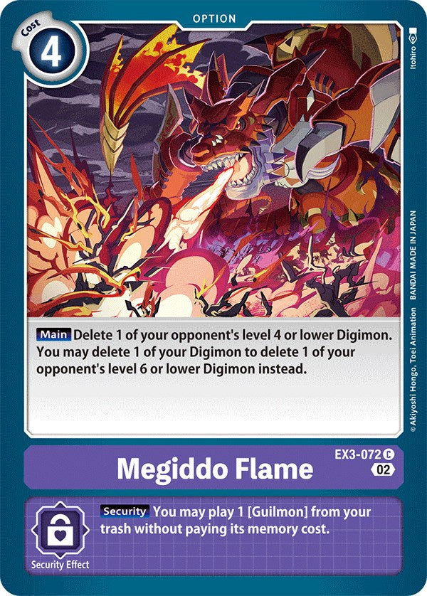 Megiddo Flame [EX3-072] [Draconic Roar] | Arkham Games and Comics